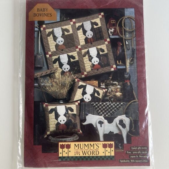 Baby Bovines By Debbie Mumm & May Day By Kathy Schmitz Quilting Patterns - Picture 4 of 5